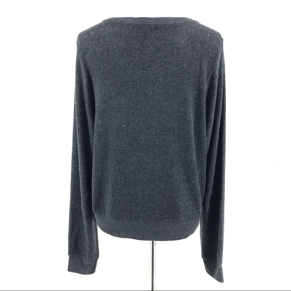 Wildfox Black Happy Days Ahead Graphic Pullover Sweatshirt - Picture 4 of 9